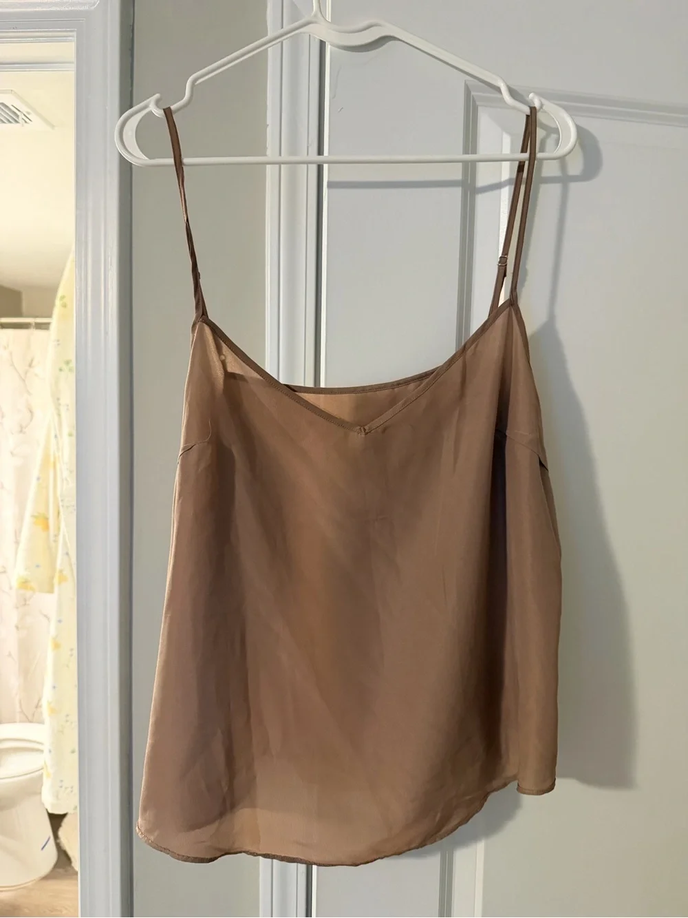 J. Crew Taupe Floral Lace Button-Down Shirt